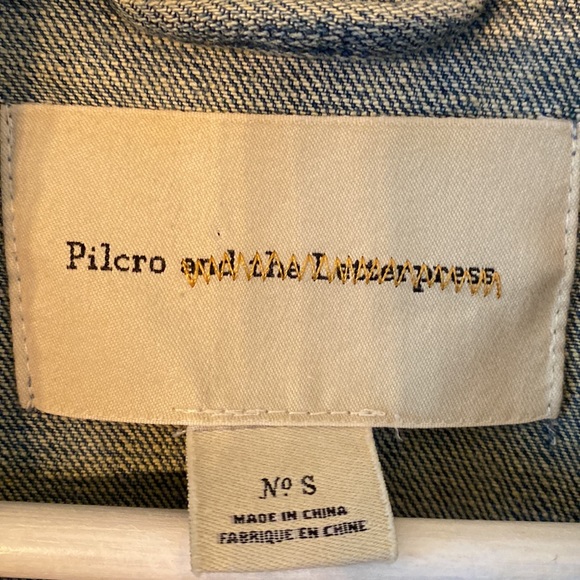 Anthropologie Pilcro and the Letterpress Denkm Vwat Size S - Picture 7 of 12